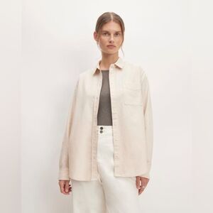 Everlane Women's Cream Button Down Shirt